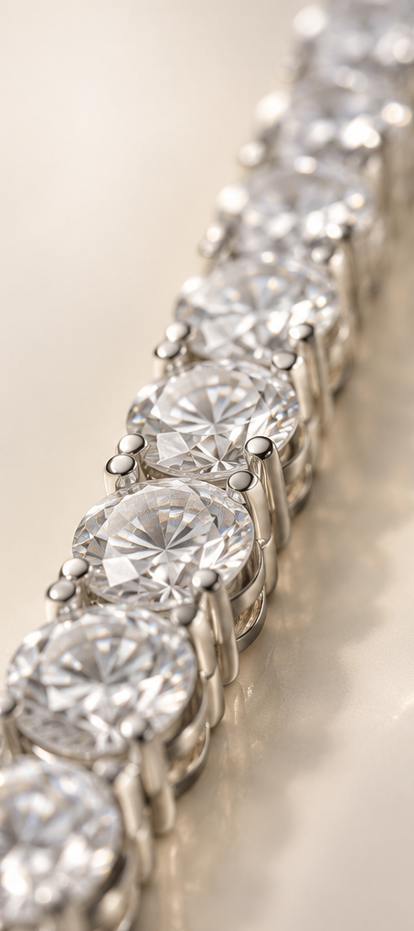 Tennis Chain Necklace with Zirconia