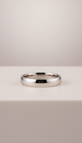 Minimalist High-Polish Band Ring
