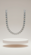 Tennis Chain Necklace with Zirconia